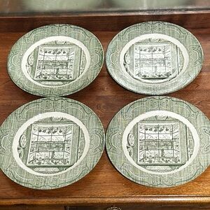 Vintage Royal China - The Old Curiosity Shop - Plates - approx 9in - Set of 4